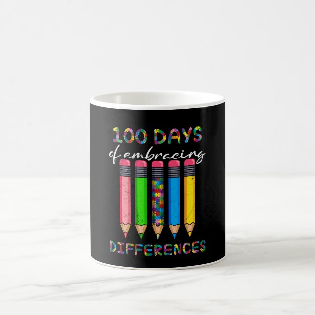 Mug 100 jours pour accepter les différences Autisme (Centre)