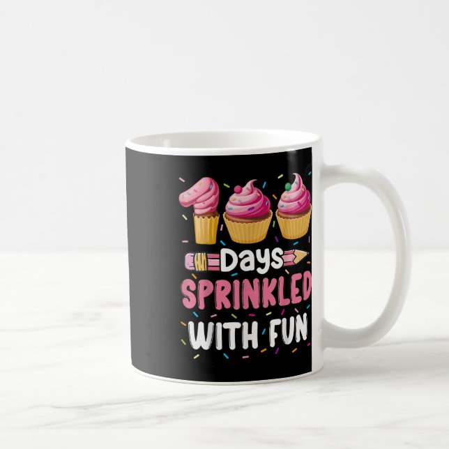 Mug 100 Jours Saupoudrés De Cupcake Fun 100E Jour De S (Droite)