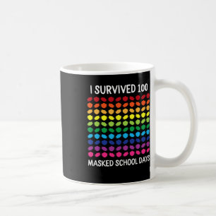 Mug 100 Jours scolaires masqués 100e Jour de l'école
