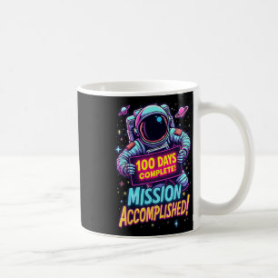 Mug 100 Jours Terminé Mission Accomplie Astronaut S