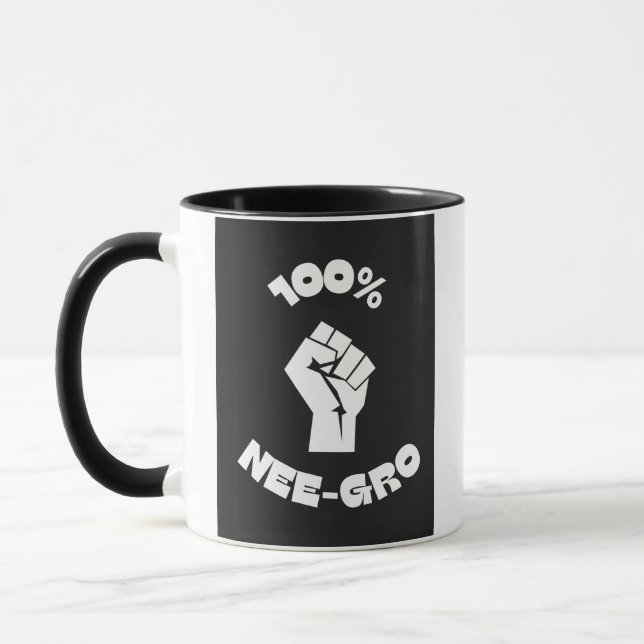 Mug 100% Nee-Gro 3 poids 11oz (Gauche)