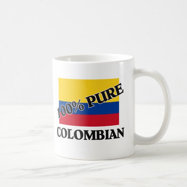 Mug 100 pour cent de COLOMBIEN (Droite)