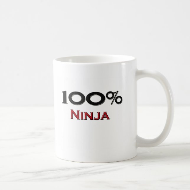 Mug 100 pour cent Ninja (Droite)