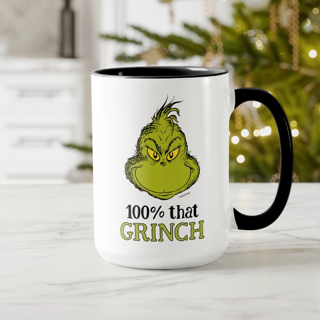 Mug 100% that Grinch (Créateur téléchargé)
