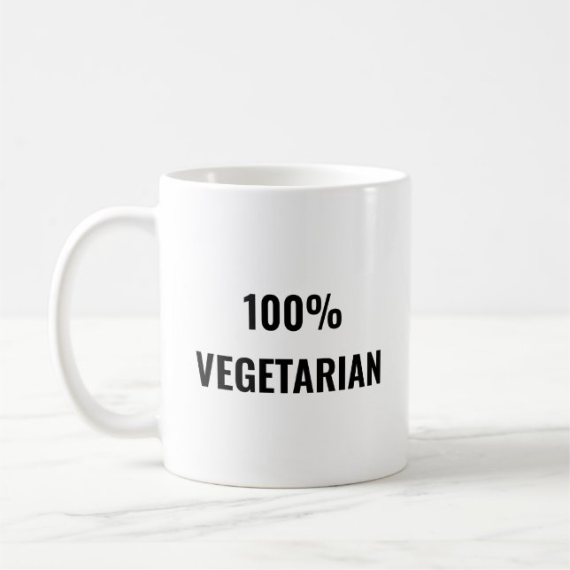Mug 100% végétarien (Gauche)