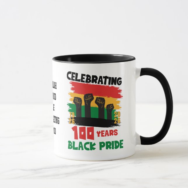 Mug 100 Years Souvenir Centennial Black History Month (Droite)