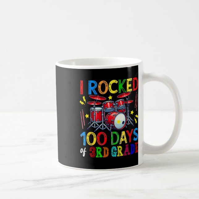Mug 100e Jour De 3e Année 100 Jours Amoureux Du Tambou (Droite)