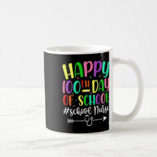 Mug 100e Jour De L'École Infirmière Stethoscope 100 Jo