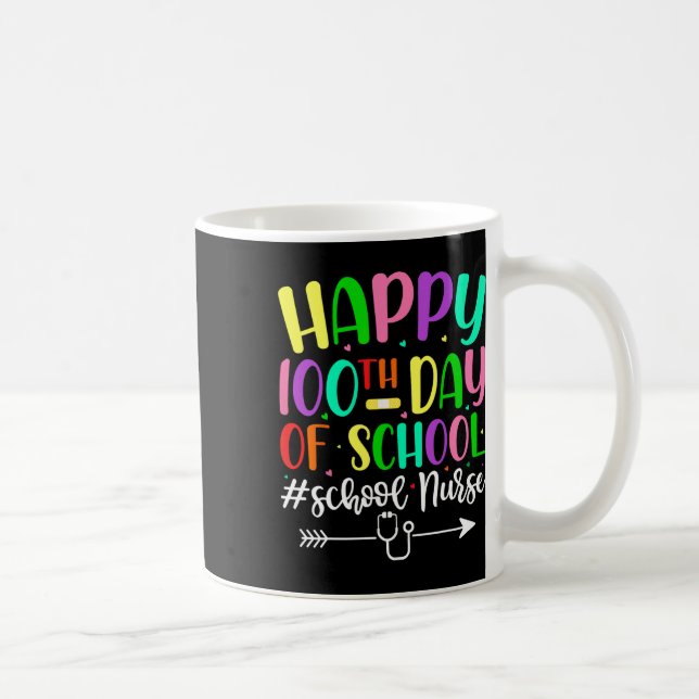 Mug 100e Jour De L'École Infirmière Stethoscope 100 Jo (Droite)