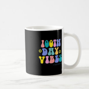 Mug 100e Jour de l'école Vibes Retro Enseignant Happy 