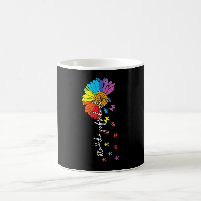 Mug 100e jour d'école professeur sensibilisation à l'a (Centre)