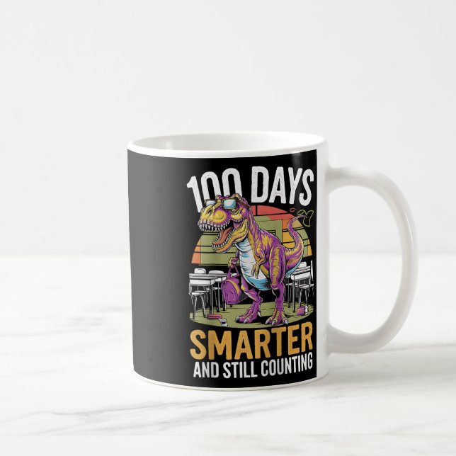 Mug 100e jour drôle tenue enseignant &amp; élève 100 D (Droite)