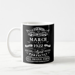 Mug 100E Pour Légendes Né Mars 1922 100 Ancien