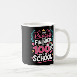Mug 100ème Jour De L'École Princesse Enfants Filles 10