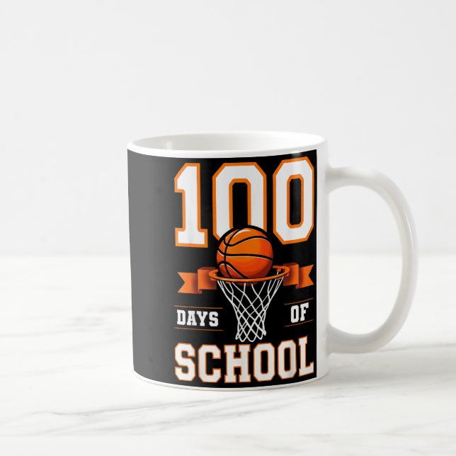 Mug 100th Day Of School Basketball Kids 100 Days Of Sc (Droite)