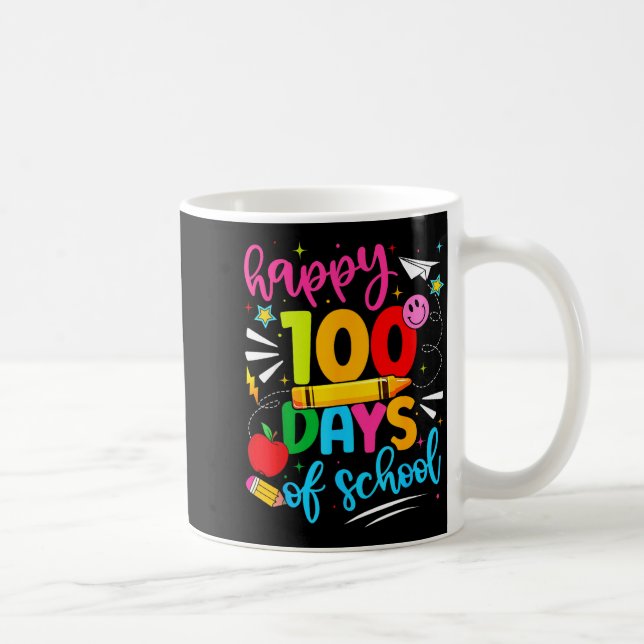 Mug 100th Day Of School Happy 100 Days Teachers Boy Gi (Droite)