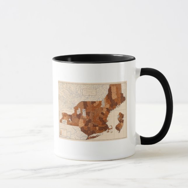 Mug 101 Consommation NY, NJ, Nouvelle-Angleterre (Droite)
