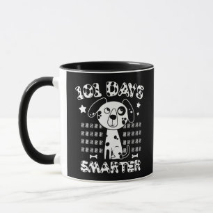 Mug 101 Jours Chien dalmate plus intelligent Cute Anim