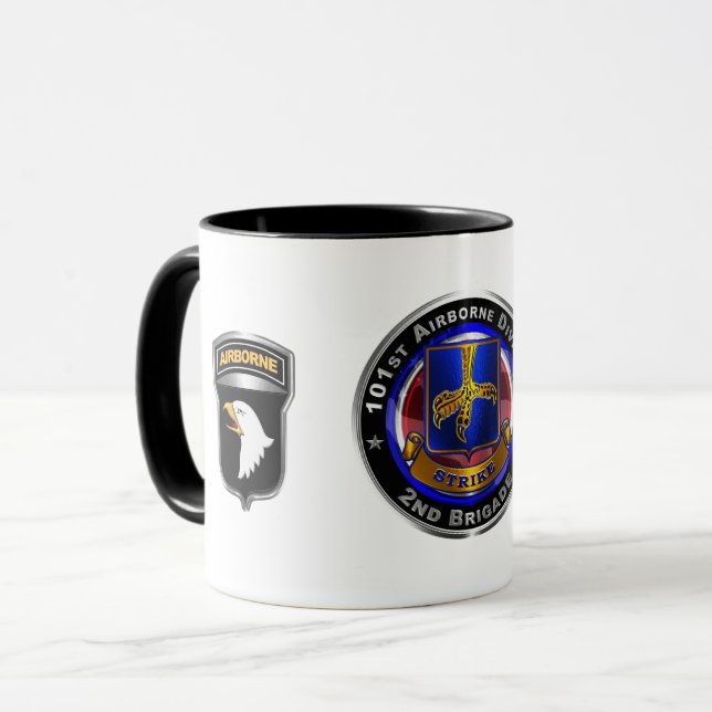 Mug 101e division aéroportée 2e brigade "GRÈVE"  (Devant gauche)