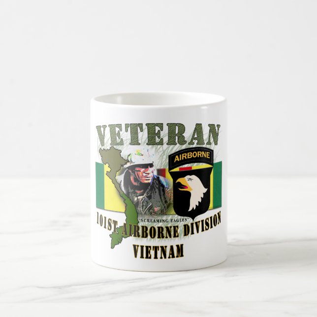 Mug 101st Le Division-Vietnam aéroporté (aucun CIB) (Centre)