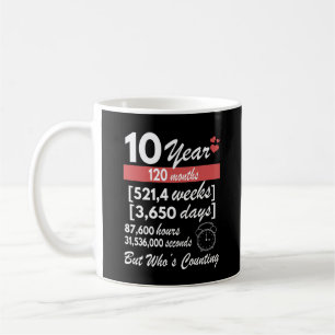 Mug 10 ans anniversaire de Mariage