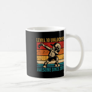 Mug 10 ans Anniversaire Joueur Dabbing Garçon 10e nive