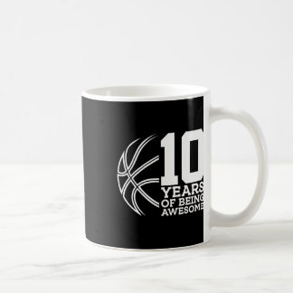 Mug 10 ans d'être génial Bysketbyll 10e anniversaire