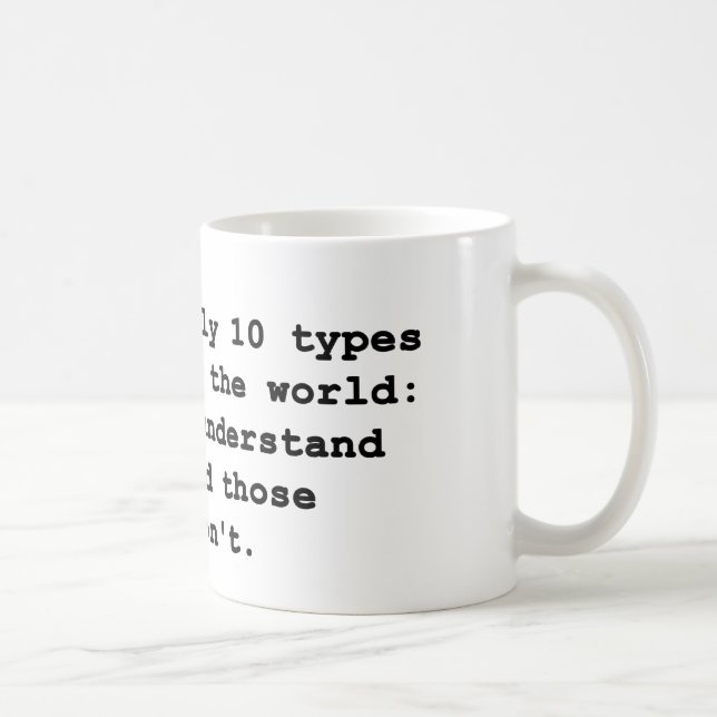Mug 10 types de personnes (Droite)
