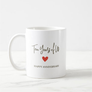 Mug 10e anniversaire – Dix ans ensemble