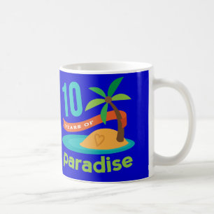 Mug 10ème Cadeau drôle d'anniversaire de mariage