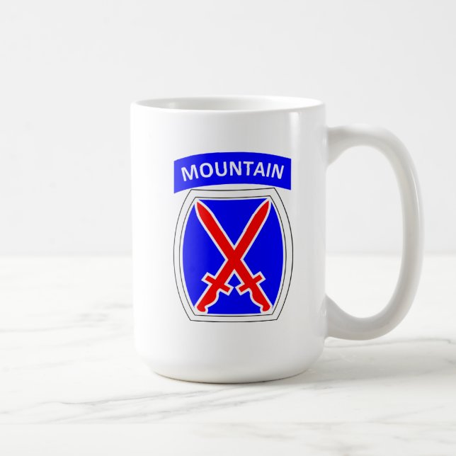 Mug 10ème Division de montagne (Droite)