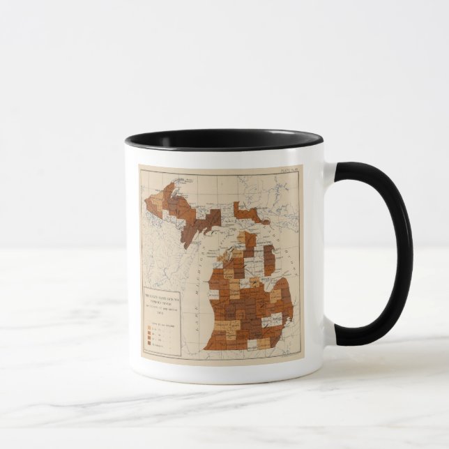 Mug 110 fièvre typhoïde Michigan (Droite)