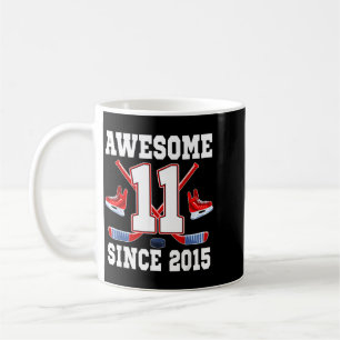 Mug 11 Ans Incroyable Depuis Anniversaire Thème Hockey