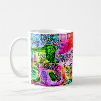 MUG 11 OZ—ART ABSTRAIT