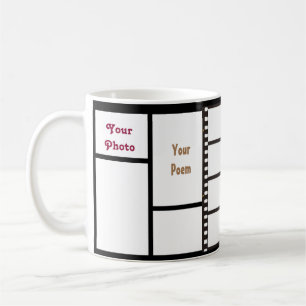 Mug 11oz grille faite sur commande 4 vos photos et