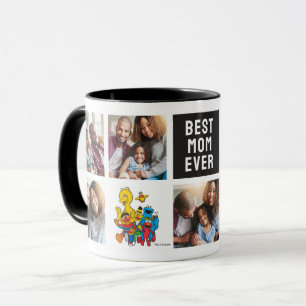Mug 123, rue Sésame Maman Photo Collage