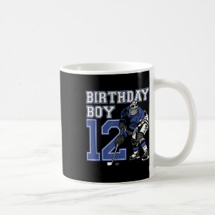 Mug 12 ans de hockey sur glace Thème Anniversaire 12e