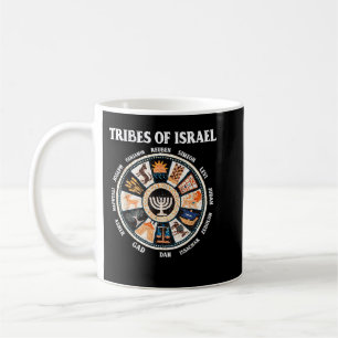 Mug 12 Douze tribus d'Israël Hébreux Israélite Juda