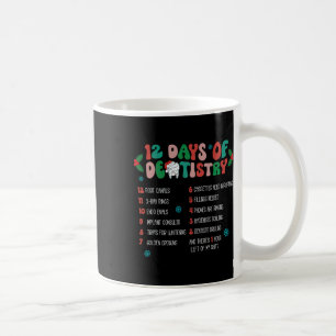 Mug 12 Jour De Dentistesse Noël Dentiste Dentaire Hygi