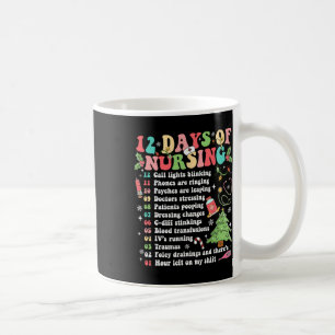 Mug 12 Jour D'Infirmière Hôpital Noël Infirmière Noël