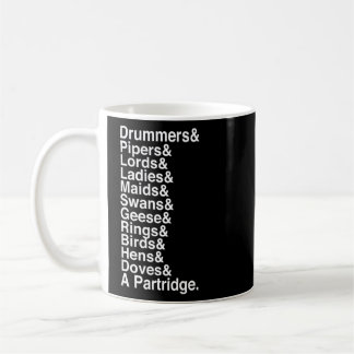 Mug 12 Jours De Noël Helvetica Liste