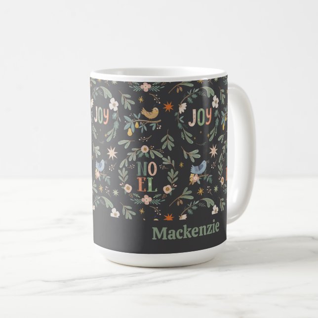 Mug 12 Jours de Noël Motif de vacances (Devant droit)