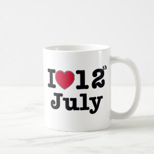 Mug 12 juillet mon jour d'anniversaire