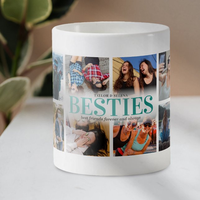 Mug 12 Meilleure Amie Collage Photo (Créateur téléchargé)