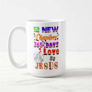 Mug 12 Nouveaux Chapitres 365 Jours Amour De Jésus