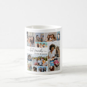 Mug 12 Photo Collage Best Friends Ajouter Vos Noms