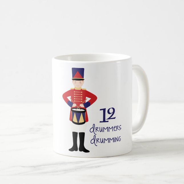 Mug 12 tambours (Devant droit)