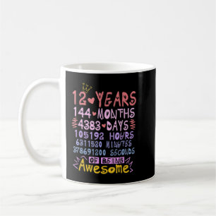 Mug 12e anniversaire Cadeau 12 ans être merveilleux ga