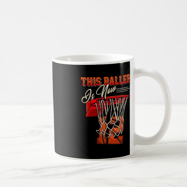 Mug 12e anniversaire pour garçon Basketball 12 ans (Droite)