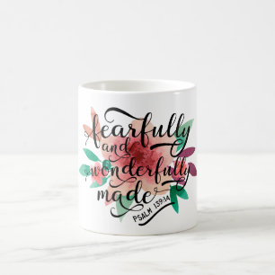 Mug 139:14 craintivement et merveilleusement fait de